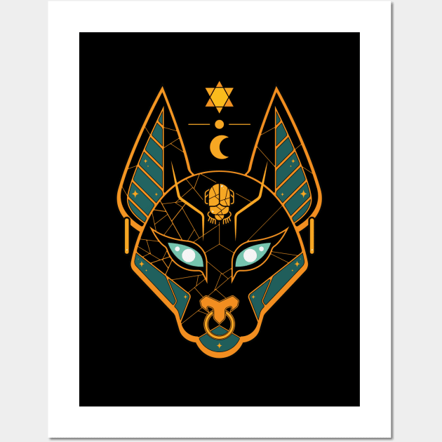 Bastet Wall Art by BadBox